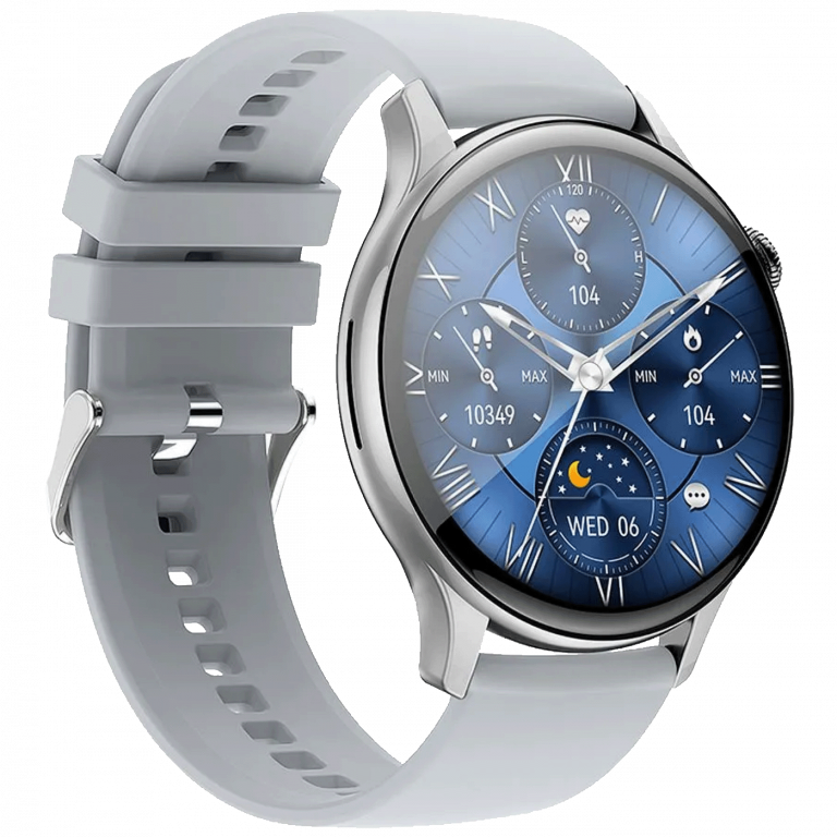 Hoco Y10 Pro Silver pametni sat sa AMOLED ekranom i srebrnim kućištem