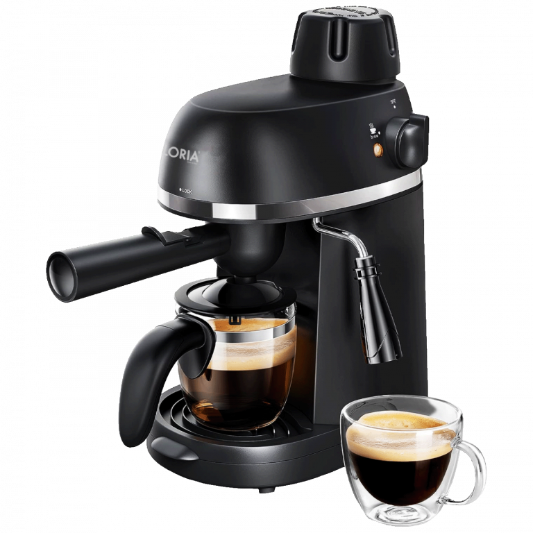Floria aparat za espresso kafu sa aluminijskim kotlom i termometrom