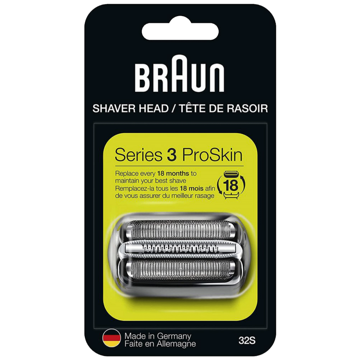 Originalna Braun zamjenska glava za brijanje 32S, kompatibilna sa Series 3 aparatima