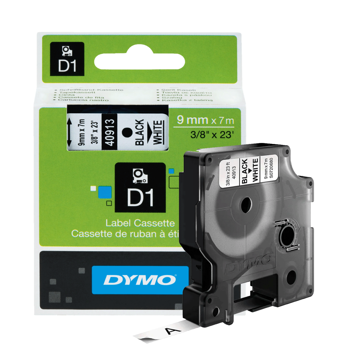 Dymo kaseta s bijelom trakom za LabelManager, 9 mm širine