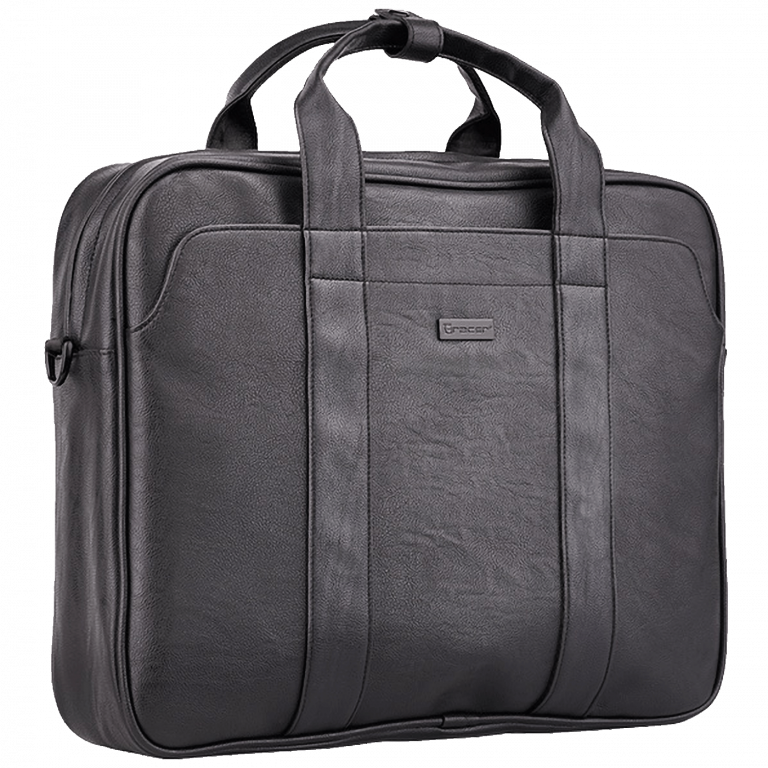 Tracer LT1 torba za laptop 16" sa kožnim dizajnom, podesivom naramenicom i džepovima za organizaciju.
