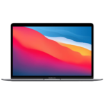 Apple MacBook Air 13.3" Space Gray sa M1 čipsetom, prikazan u elegantnom dizajnu