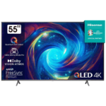 Hisense Smart QLED TV 55E7KQ PRO sa 55-inčnim ekranom, 4K rezolucijom i modernim dizajnom