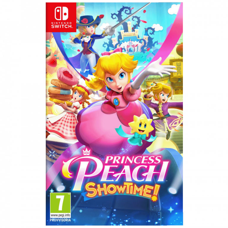 Nintendo igra Princess Peach Showtime za Nintendo Switch sa slikom princeze Peach u različitim transformacijama