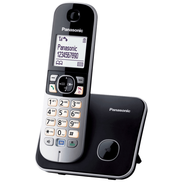 Panasonic KX-TG6811FXB bežični DECT telefon sa LCD ekranom i osvijetljenom tastaturom