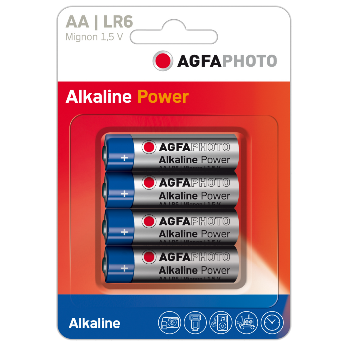 Agfa alkalne baterije AA/LR6 u blister pakovanju od 4 komada