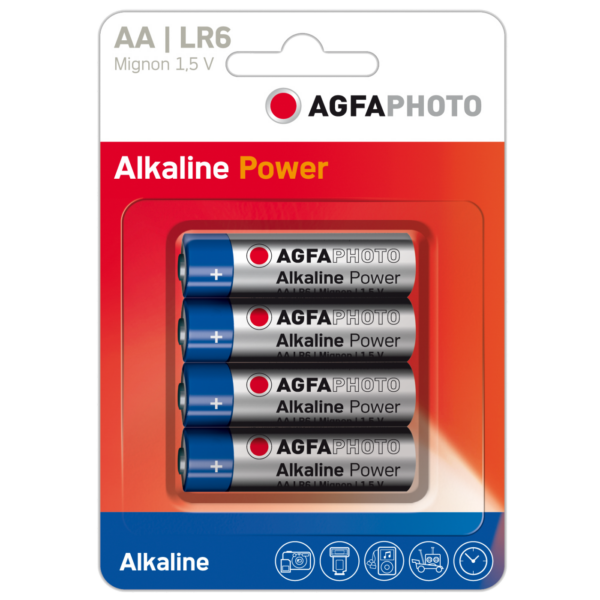 Agfa alkalne baterije AA/LR6 u blister pakovanju od 4 komada