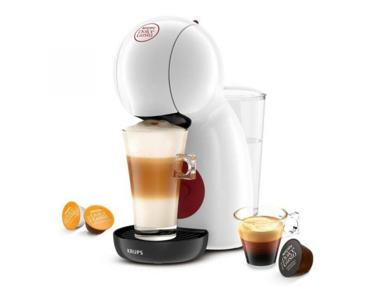 Beli Dolce Gusto Piccolo XS aparat za kafu na beloj podlozi