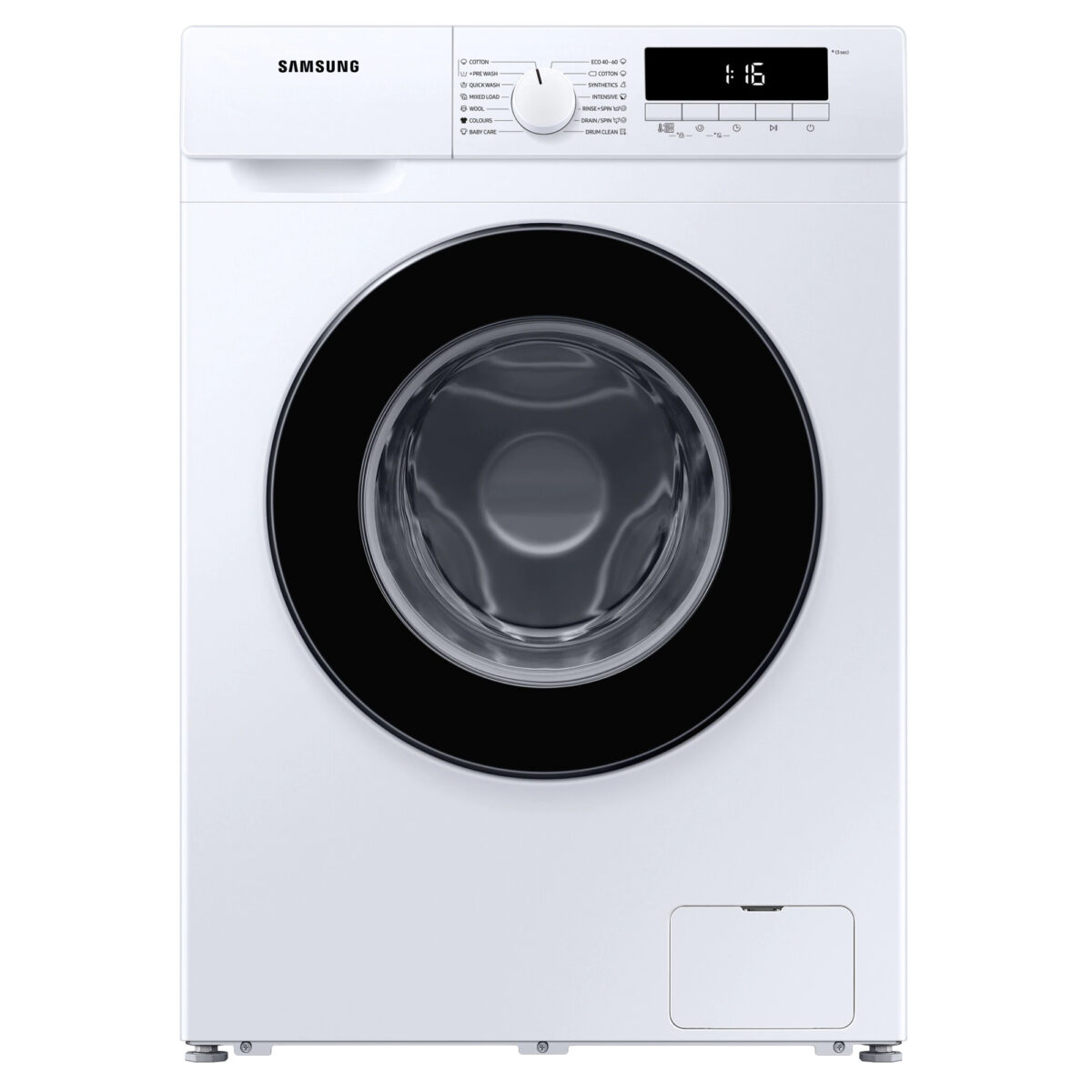 Bijela Samsung veš mašina WW80T304MBW sa digitalnim inverterom i QuickWash funkcijom