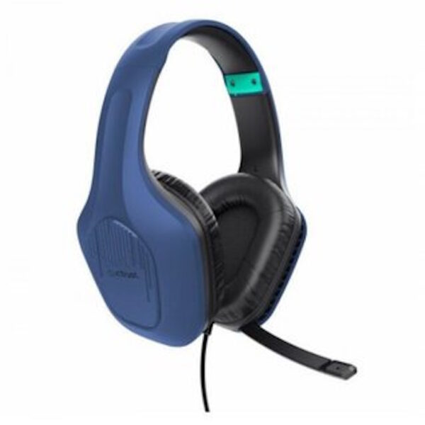 Plave Trust GXT 415B Zirox gamingslušalice sa mikrofonom i over-ear dizajnom