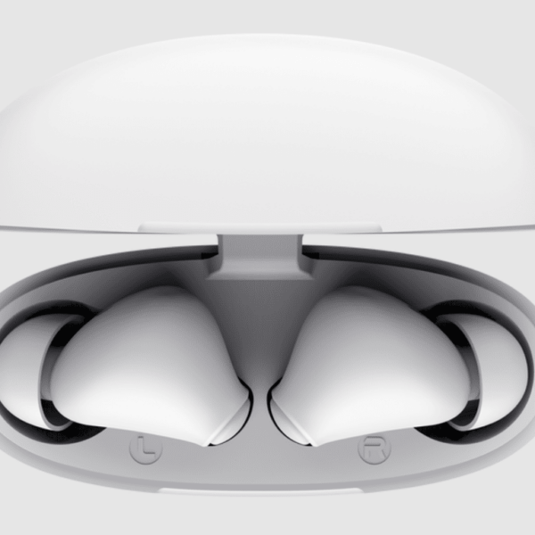 Bijele Trust Yavi Bluetooth ENC slušalice sa kutijicom za punjenje
