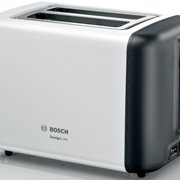 Bijeli BOSCH Toster TAT3P421 sa 2 kriške, DesignLine dizajn