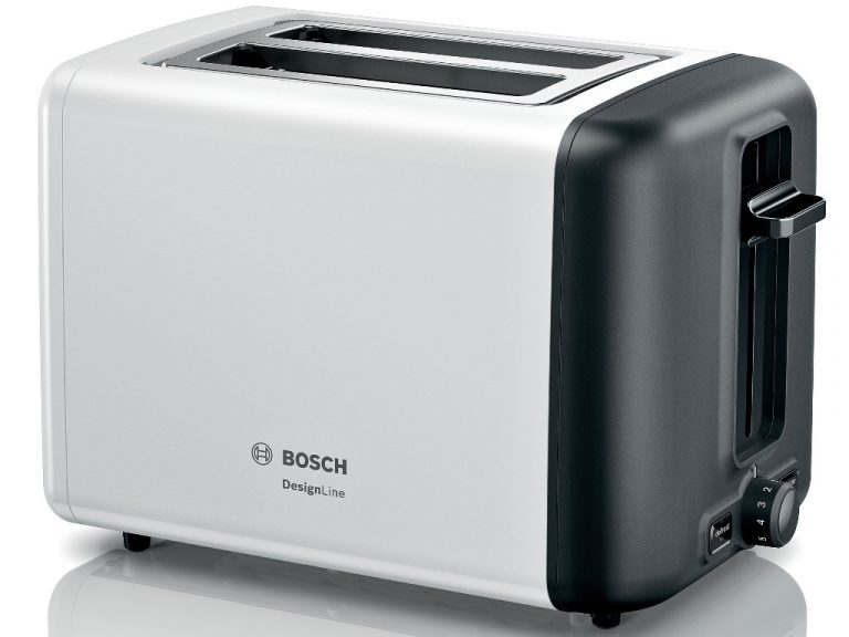 Bijeli BOSCH Toster TAT3P421 sa 2 kriške, DesignLine dizajn