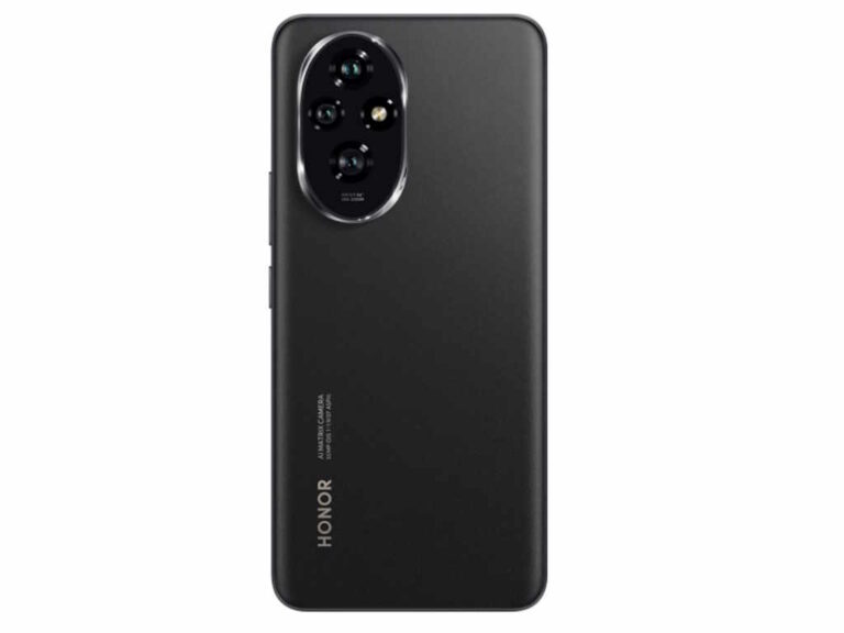 HONOR 200 5G crni telefon sa trostrukom kamerom i OLED ekranom