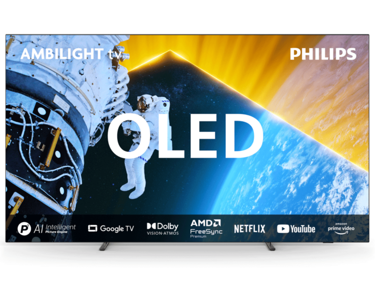 Philips 77'' OLED819 4K televizor sa Ambilight tehnologijom i crnim metalnim okvirom