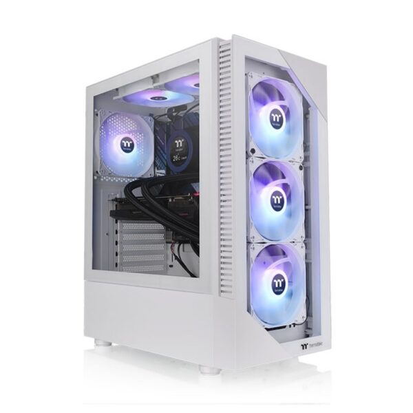 Thermaltake View 200 ARGB Snow kućište sa temper staklom i 3 ARGB ventilatora