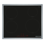 BOSCH indukcijska ploča 60 cm, Serie 6, INOX okvir sa Smart Hood Automatic funkcijom