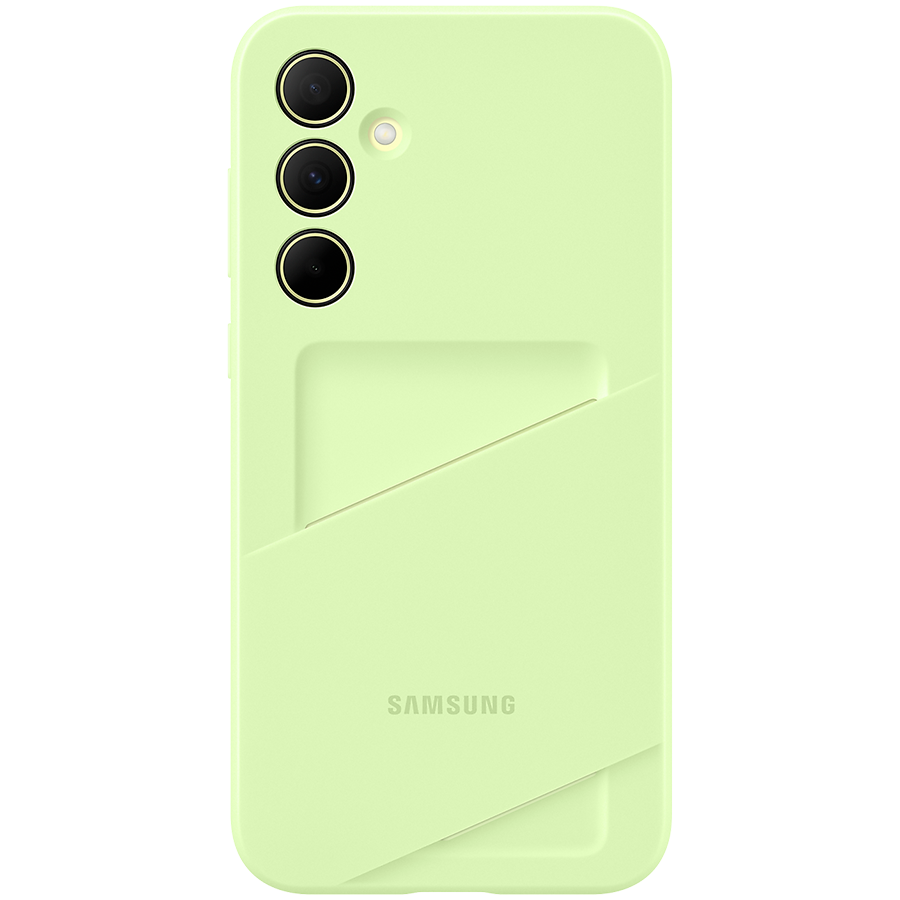 Samsung Galaxy A35 maska sa utorom za kartice u lime boji