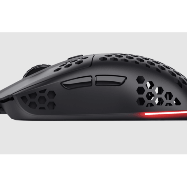 Trust GXT928 Helox RGB gaming miš, crni, sa osvetljenim dugmadima i ergonomskim dizajnom