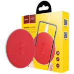 Crveni HOCO bežični punjač za smartphone sa LED indikatorom