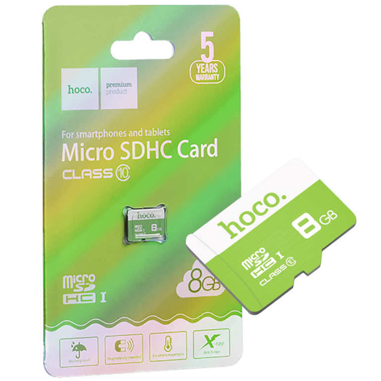 hoco. Micro SD kartica 8GB Class 10 sa oznakom brzine
