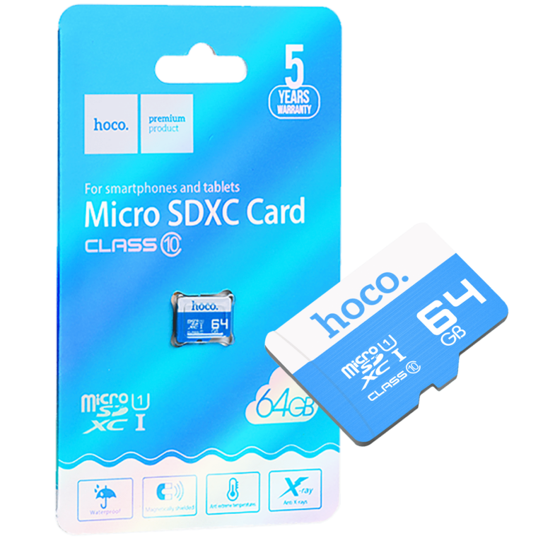 hoco. Micro SD kartica 64GB Class 10 sa oznakom brzine i kapaciteta