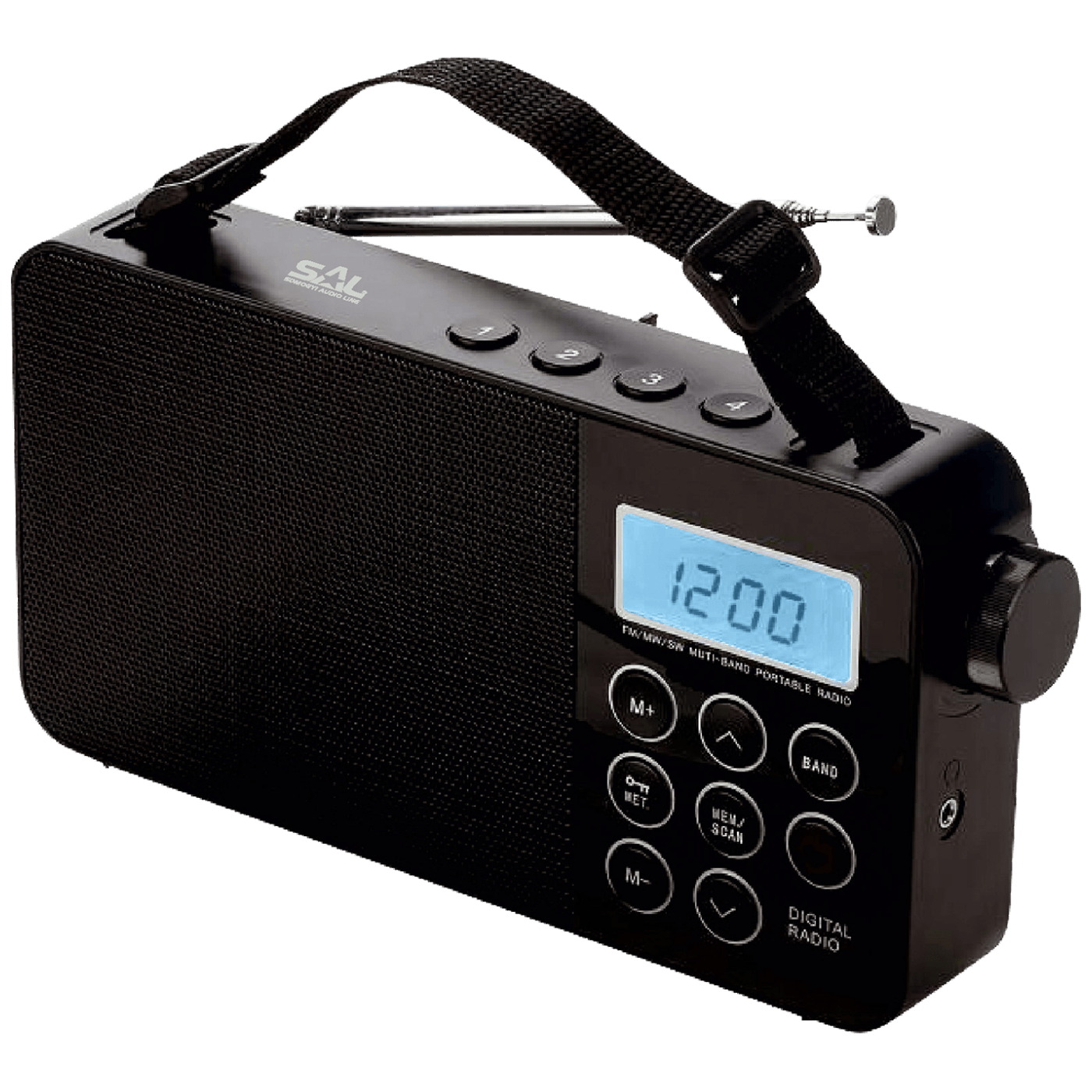 Home radio prijemnik RPR 3LCD sa plavim LED osvjetljenjem i LCD ekranom