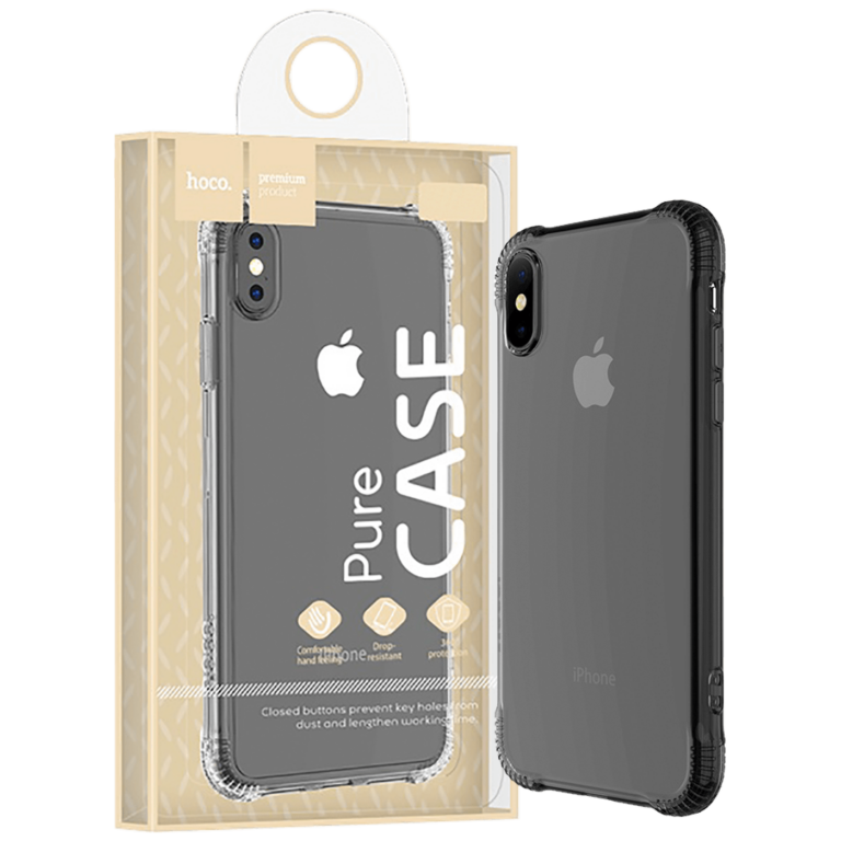 Crna zaštitna maska hoco. Armor Series za iPhone X/XS