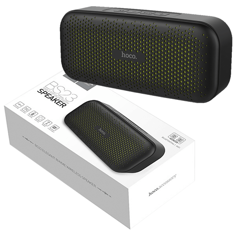 Crni bežični Bluetooth zvučnik hoco. BS23 Elegant sa 5W snagom