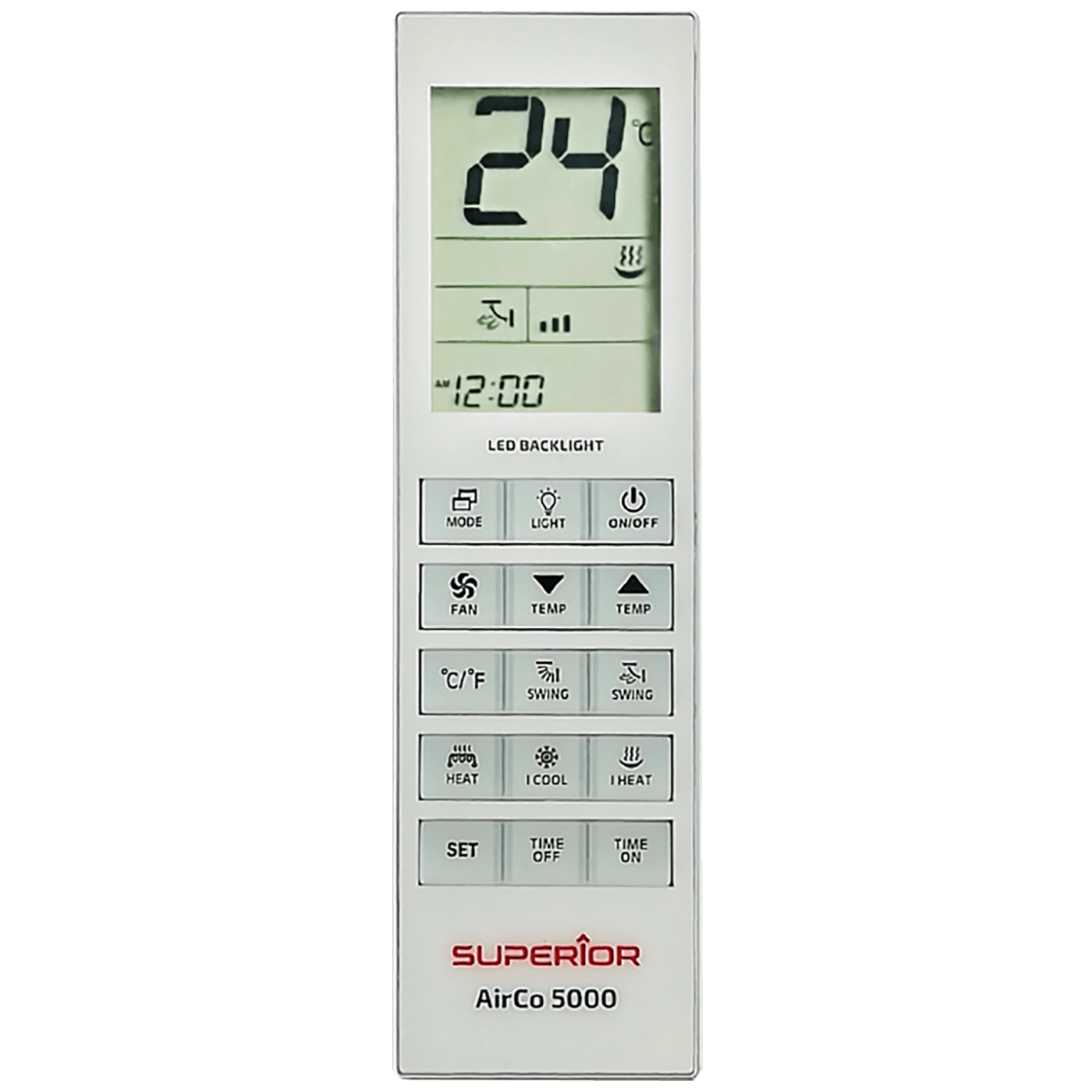 Univerzalni daljinski upravljač RC AirCo 5000in1 sa LCD ekranom za klima uređaje