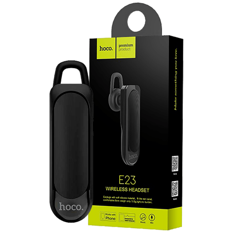 hoco. E23 bežična Bluetooth slušalica sa mikrofonom u crnoj boji