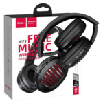 hoco. W23 Brilliant Black bežične slušalice sa Bluetooth i mikrofonom