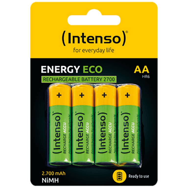 Intenso punjive AA baterije 2700 mAh, 4 kom u blister pakovanju