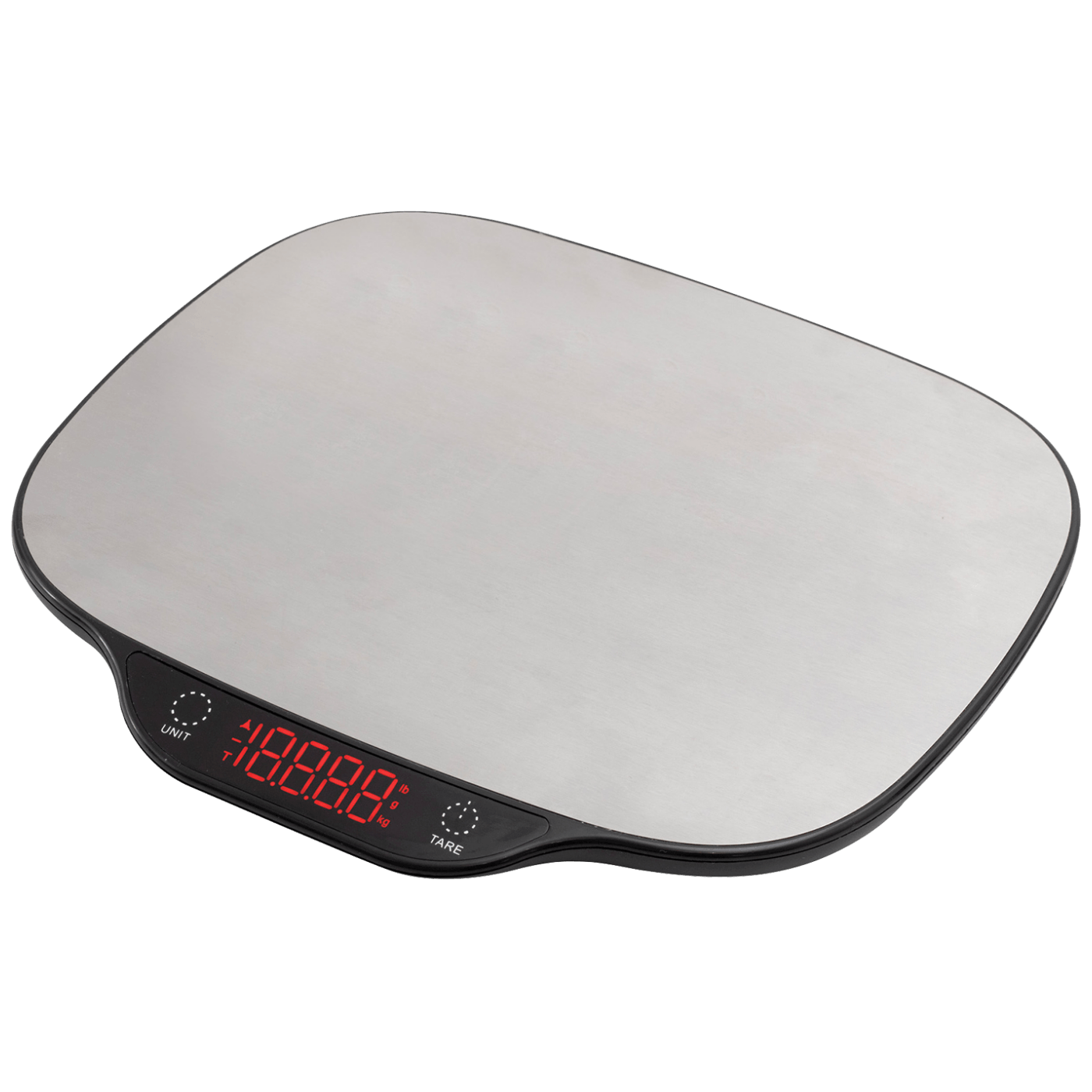 Crvena kuhinjska vaga Home HG M 15 sa LED zaslonom i kapacitetom od 15 kg