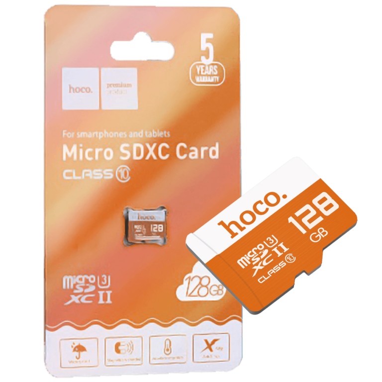HOCO Micro SD kartica 128GB Class 10 sa brzinom čitanja 90MB/s