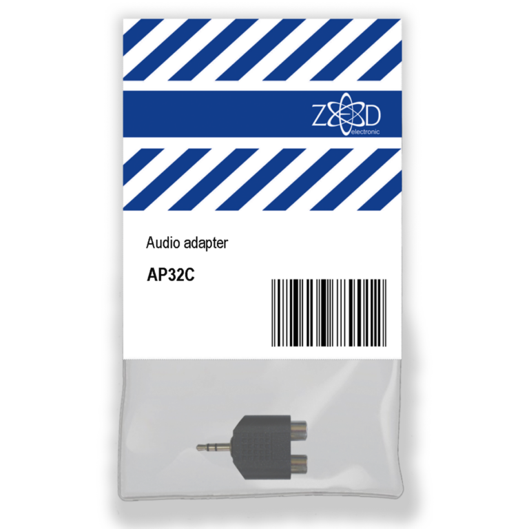 ZED electronic adapter sa 3.5mm utikačem i dva RCA ženska konektora