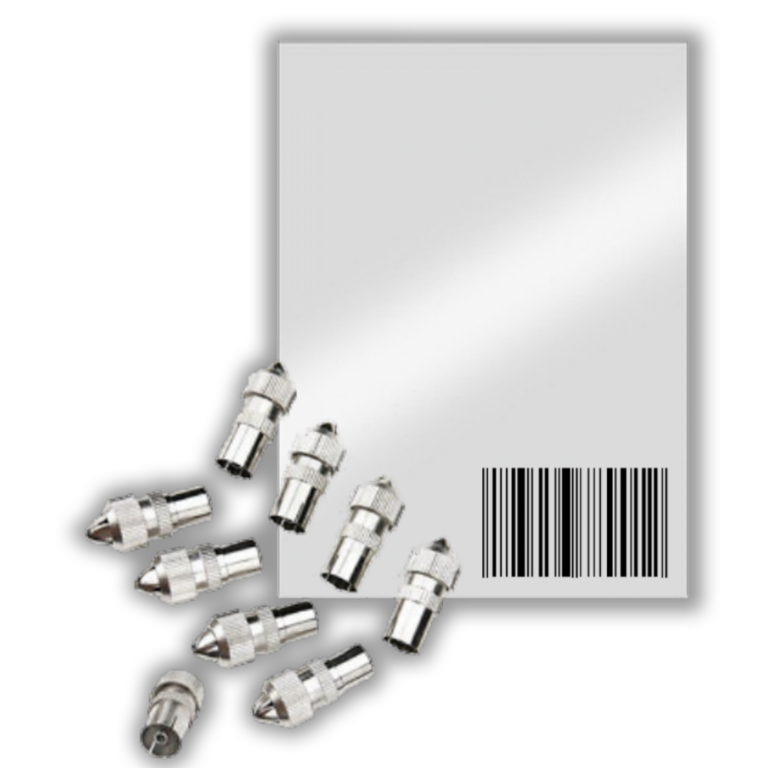 Aluminijska RF utičnica ZED electronic, pakovanje od 25 komada