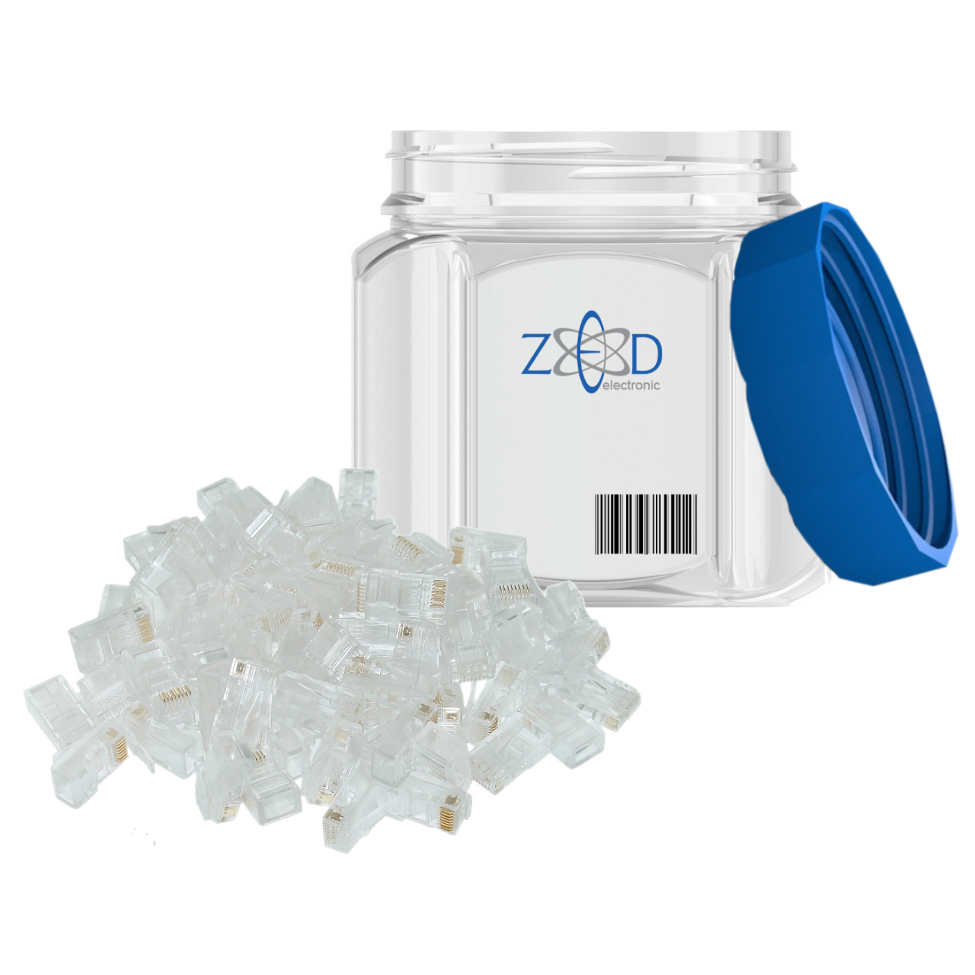 ZED mrežni konektor RJ-45, 8/8, pakovanje od 50 komada