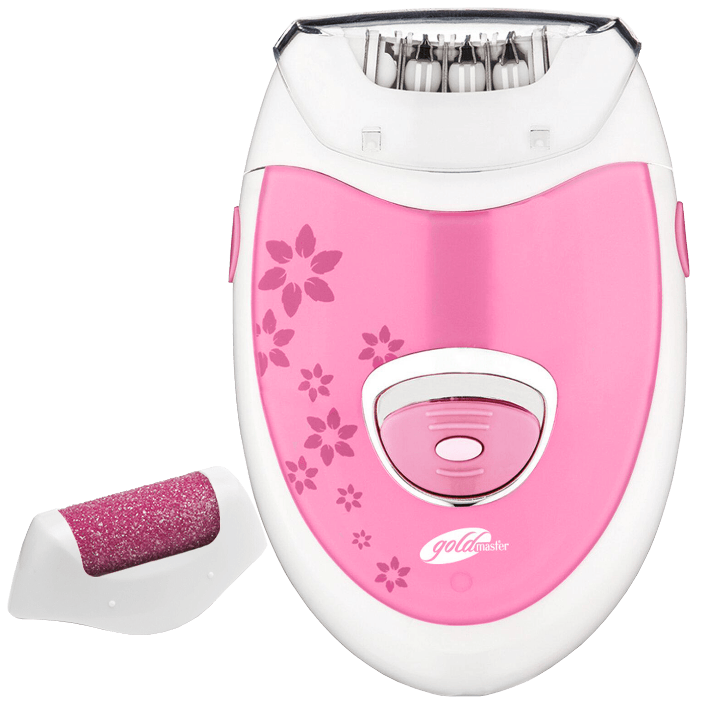 Goldmaster GM-7159P pink epilator sa 2 brzine rada i dodatnom glavom za pete