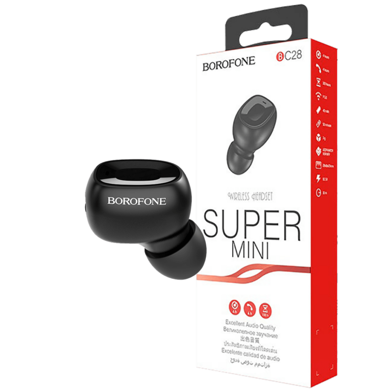 Borofone BC28 bežične Bluetooth slušalice sa mikrofonom u crnoj boji
