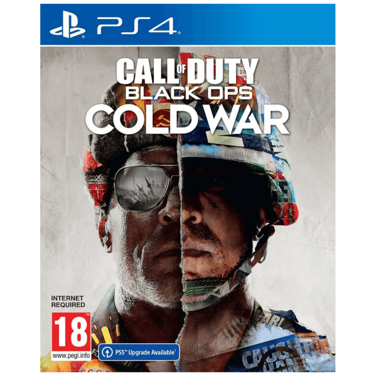 Omot igre Call of Duty: Black Ops Cold War za PlayStation 4 sa akcionim prizorima i logom igre