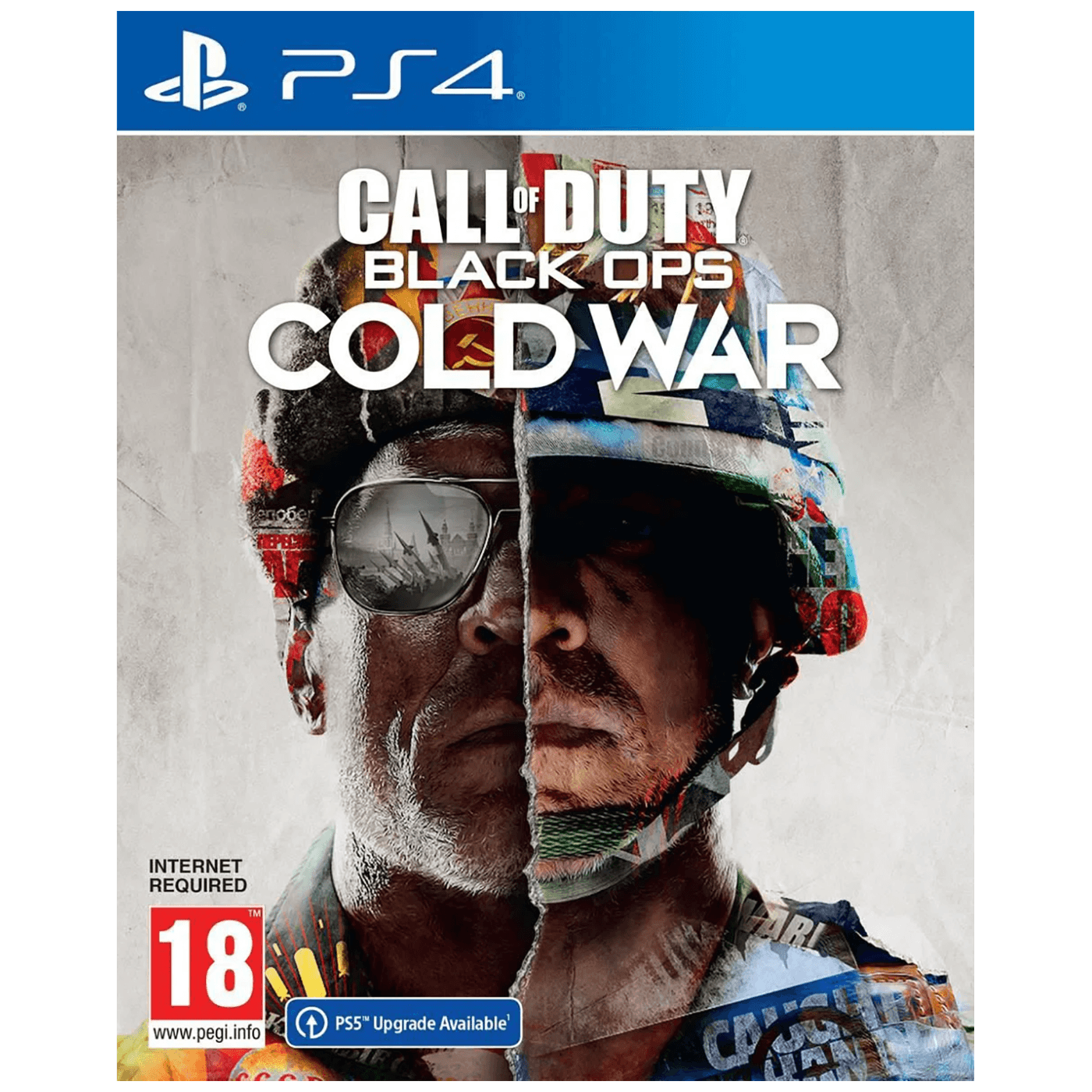 Omot igre Call of Duty: Black Ops Cold War za PlayStation 4 sa akcionim prizorima i logom igre