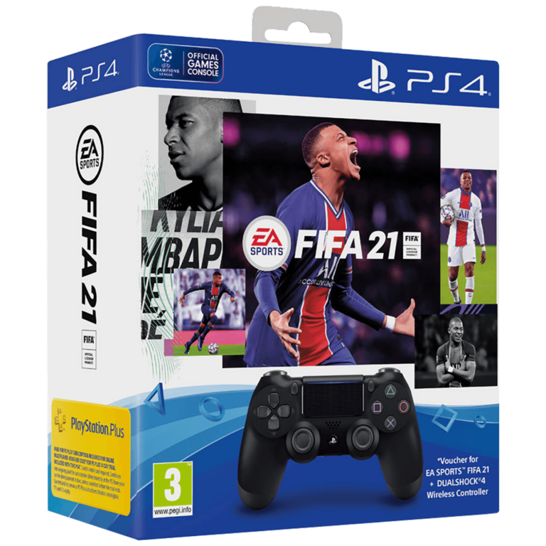 Sony DualShock v2 kontroler sa FIFA 21 igrom i PS Plus 14 dana paketom