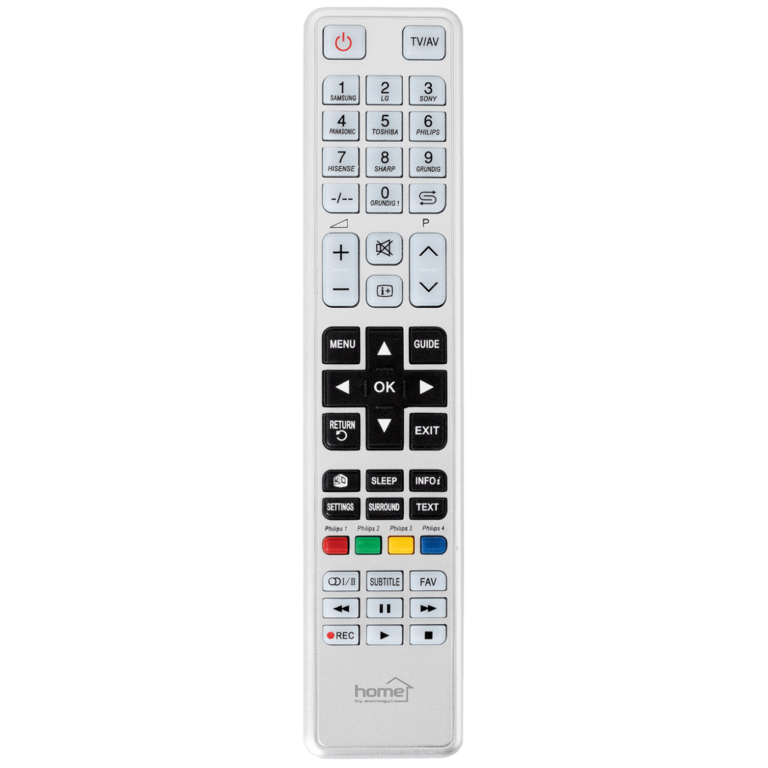 Univerzalni daljinski upravljač Home za TV brendove Samsung, LG, Sony, Panasonic, Toshiba, Philips, Hisense, Sharp, Grundig