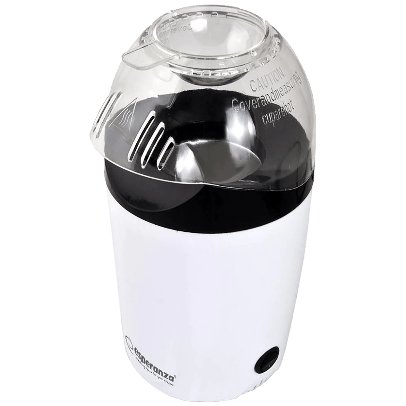 Esperanza aparat za kokice 1200W sa non-stick premazom i crvenim dizajnom