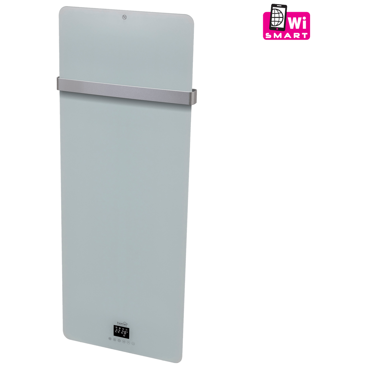 Home FKG 850 WIFI smart panel grijalica montirana na zid sa LED displejem i metalnom šipkom za ručnike
