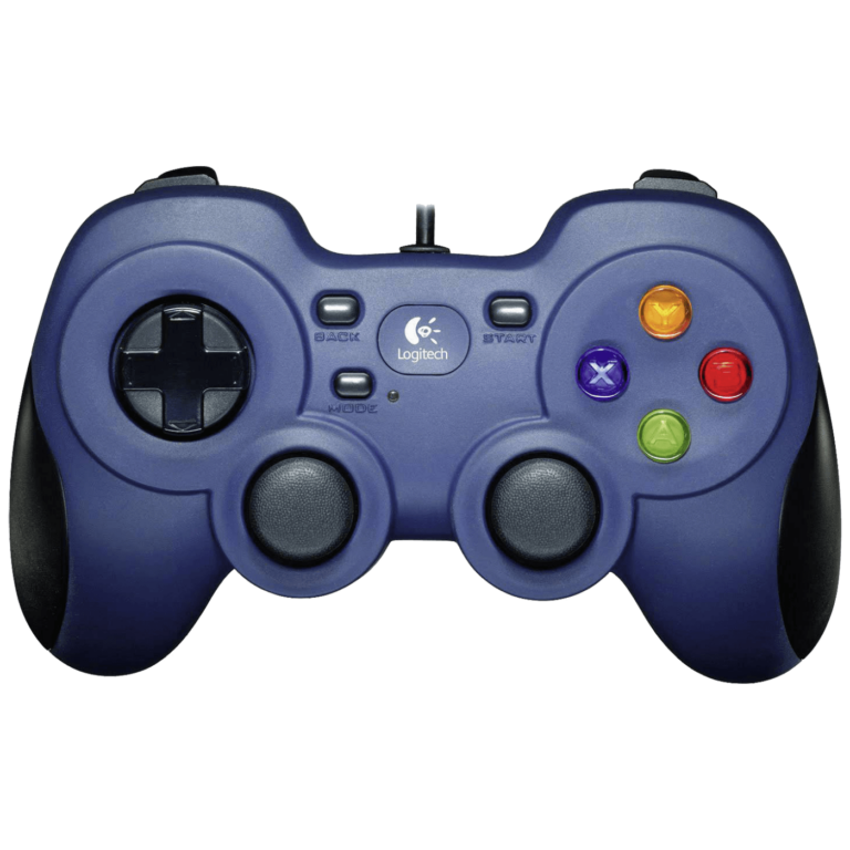 Logitech F310 Gamepad za PC sa USB konektorom i crno-plavim dizajnom