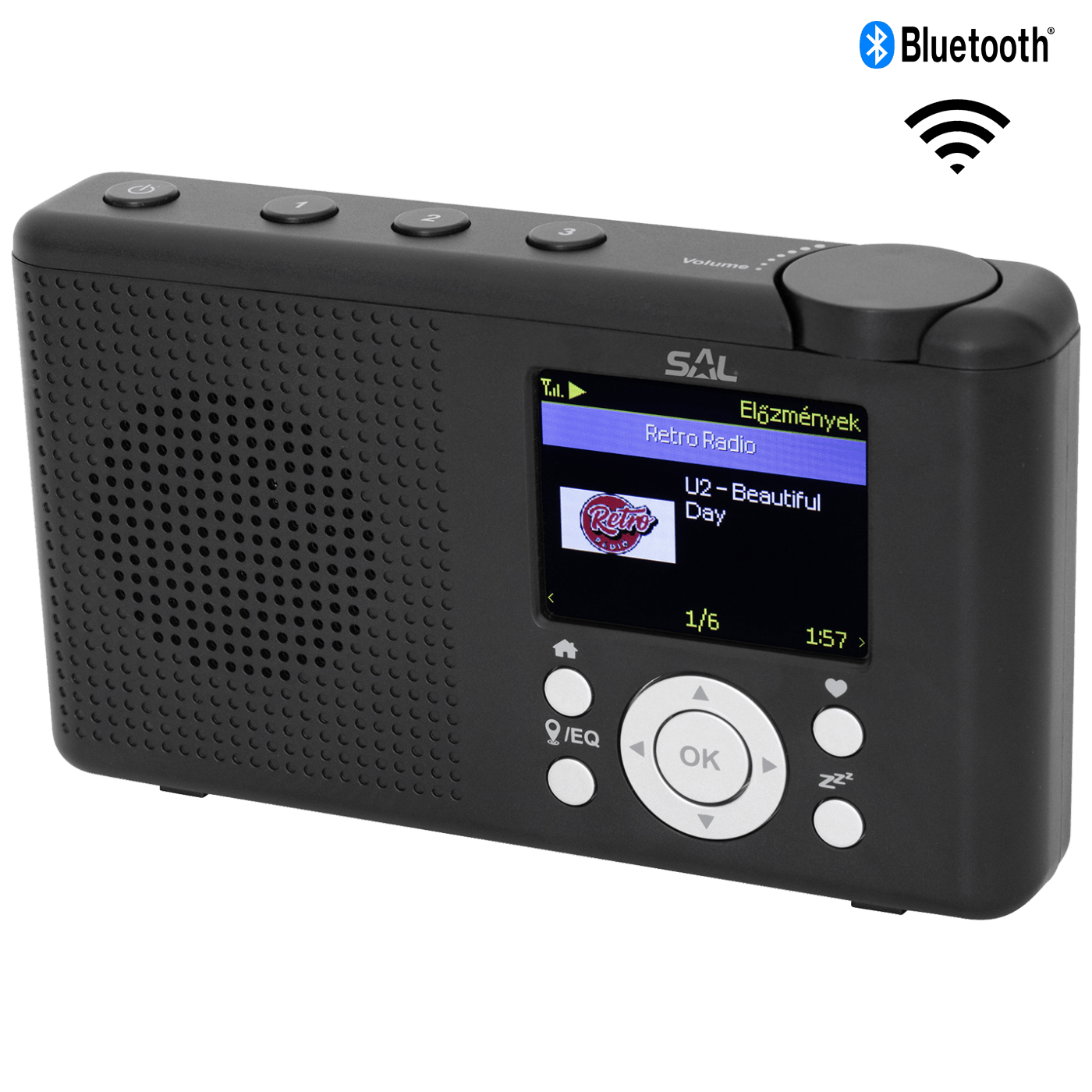 SAL Internet radio INR 3000 sa TFT LCD ekranom i Bluetooth vežom