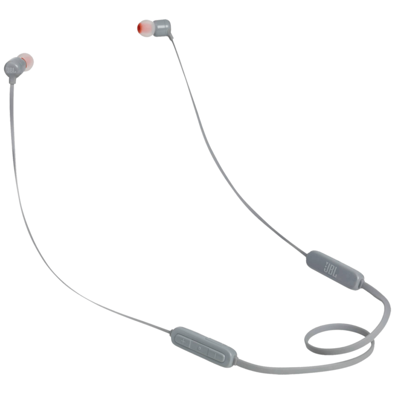 Sive JBL T110BT Bluetooth slušalice sa mikrofonom i ergonomskim vrhovima za uši