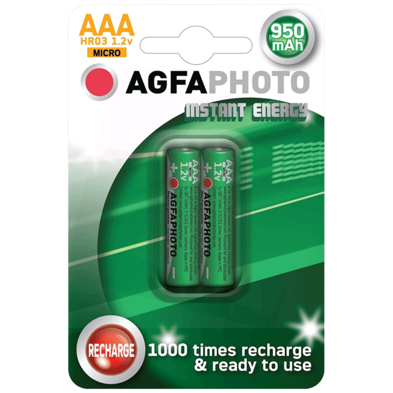 Agfa Punjiva AAA NiMh baterija 950mAh u blister pakovanju od 2 komada